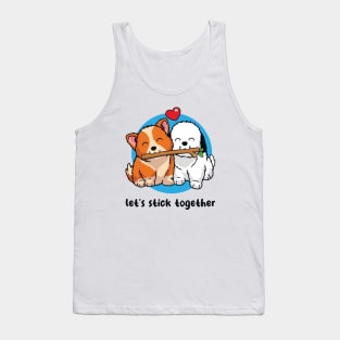 Let's stick together (on light colors) Tank Top